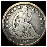 1840 Seated Liberty Dime LIGHTLY CIRCULATED
