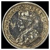 1912 Canada Silver 5 Cents