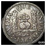 1763-M Mexico Charles III Silver 1 Real