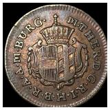 1772G Austria Copper 1/4 Kreuzer