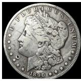 1890-CC Morgan Silver Dollar LIGHTLY CIRCULATED