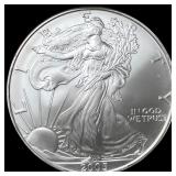 2005 1oz Silver American Eagle $1 GEM BU