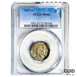 1937-S Buffalo Nickel PCGS MS65