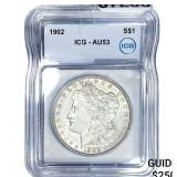 1902 Morgan Silver Dollar ICG AU53