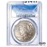 1935 Silver Peace Dollar PCGS MS63