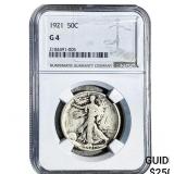 1921 Walking Liberty Half Dollar NGC G4