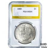 1880 Morgan Silver Dollar PGA MS64
