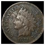 1871 Indian Head Cent NEARLY UNCIRCULATED