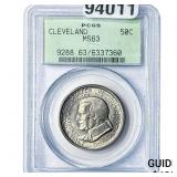 1936 Cleveland Half Dollar PCGS MS63
