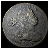 1806 Draped Bust Large Cent LIGHTLY CIRCULATED