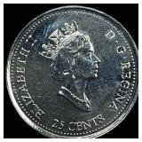 2000 Canada Nickel 25 Cents Proof Like-Harmony