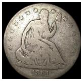 1861 Silver Half Dollar NICELY CIRCULATED