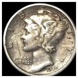 1925-S Silver Mercury Dime NEARLY UNCIRCULATED