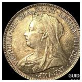 1896 Great Britain Silver 6 Pence