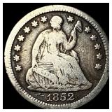 1852-O Silver Seated Liberty Half Dime  LIGHTLY C