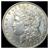 1904-O Silver Morgan Dollar CLOSELY UNCIRCULATED