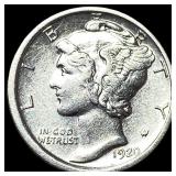 1920 Mercury Dime CLOSELY UNCIRCULATED