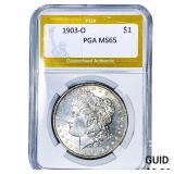 1903-O Morgan Silver Dollar PGA MS65