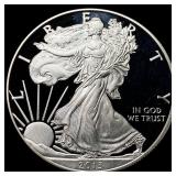 2013-W Silver American Eagle Proof $1 GEM PROOF