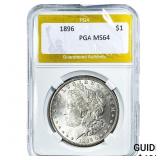 1896 Morgan Silver Dollar PGA MS64