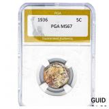 1936 Buffalo Nickel PGA MS67