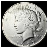 1927 Peace Silver Dollar CLOSELY UNCIRCULATED