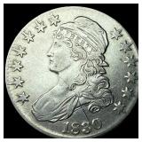 1830 Capped Bust Half Dollar CLOSELY UNCIRCULATED