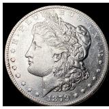 1879-S Rev 78 Silver Morgan Dollar CHOICE AU