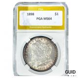 1898 Morgan Silver Dollar PGA MS64