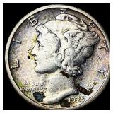1925-S Silver Mercury Dime CLOSELY  UNCIRCULATED