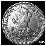 1772FM Mexico Silver 1 Real Inverted MM & Asseyer