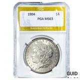 1904 Morgan Silver Dollar PGA MS63