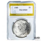 1880 Morgan Silver Dollar PGA MS64