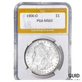 1900-O Morgan Silver Dollar PGA MS63