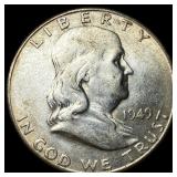 1949-S Silver Half Dollar UNCIRCULATED