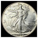 1944-S Silver Walking Liberty Half Dollar UNCIRCUL