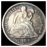 1889 Seated Liberty Dime NEARLY UNCIRCULATED
