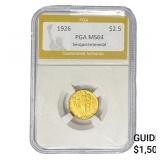 1926 Sesquincentennial $2.50 Gold Quarter Eagle PG