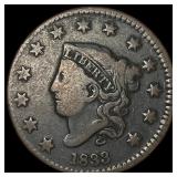 1833 Coronet Head Large Cent LIGHTLY CIRCULATED