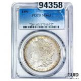 1891 Morgan Silver Dollar PCGS MS63