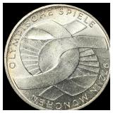 1972 Germany Silver 1o Mark