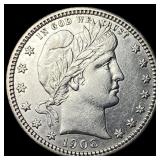 1908-D Silver Barber Quarter CLOSELY UNCIRCULATED