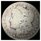 1891-O Silver Morgan Dollar LIGHTLY CIRCULATED