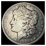 1891-O Silver Morgan Dollar LIGHTLY CIRCULATED