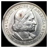 1893 Silver Columbian Half Dollar CLOSELY UNCIRCUL