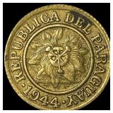 1944 Paraguay 5 Centimos