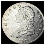 1835 Capped Bust Half Dollar NEARLY UNCIRCULATED
