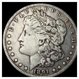 1891-O Silver Morgan Dollar NEARLY UNCIRCULATED