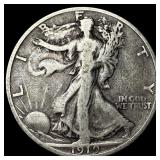 1919-S Silver Walking Liberty Half Dollar LIGHTLY