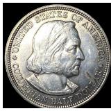 1892 Silver Columbian Half Dollar CLOSELY UNCIRCUL